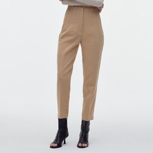 Zara Tan High Waisted Pants